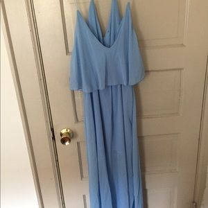 Long light blue formal dress!